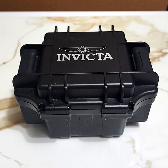 INVICTA Dive Case Single Slot, Impact Resistance, double black - Picture 1 of 12